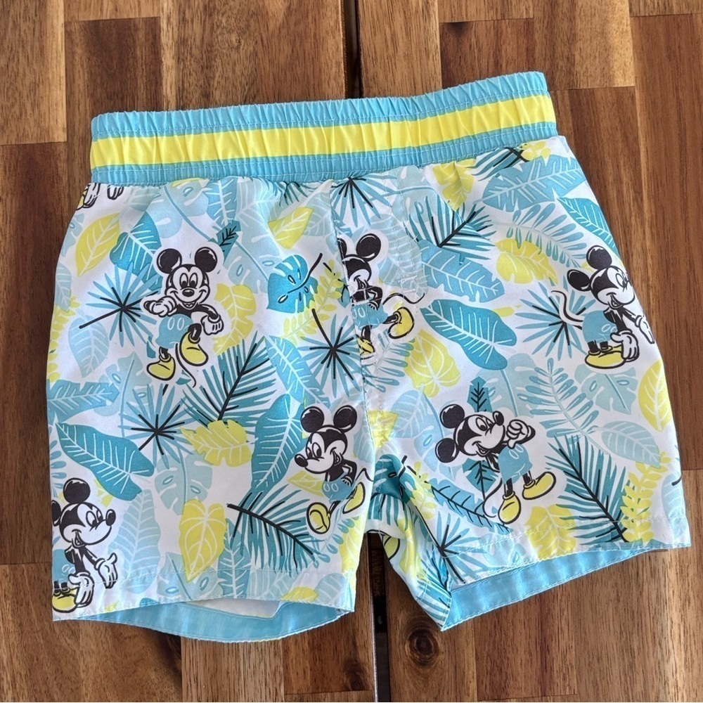 Disney Mickey Mouse Swim trunks baby boy size 18 months